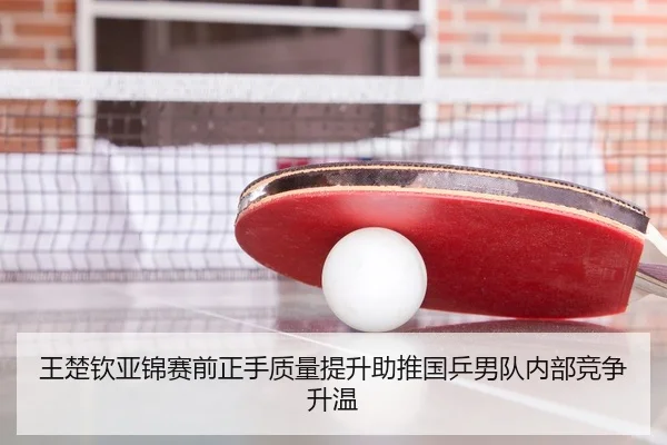 王楚钦亚锦赛前正手质量提升助推国乒男队内部竞争升温